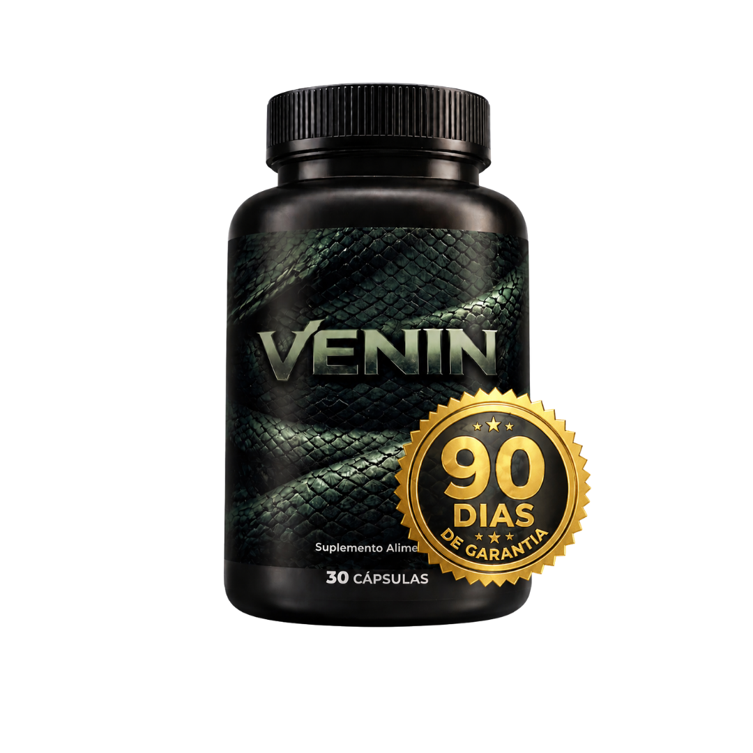 Frasco Venin com selo de 90 dias de garantia